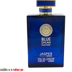 تصویر ادکلن مردانه دیلان بلو blue daylan حجم 100میل رایحه خنک شیرین تند Jasper