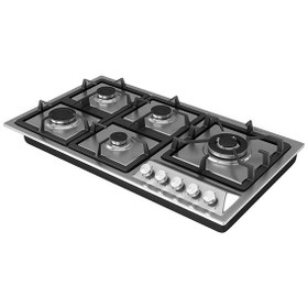 تصویر اجاق گاز صفحه ای استیل داتیس مدل DS-515 Datees DS-515 Steel Gas Hob