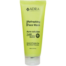 تصویر ژل شستشو صورت پوست آدرا مناسب پوست چرب 200 میلی لیتر 