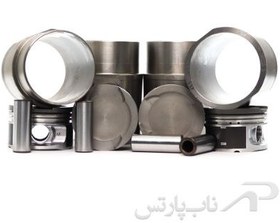 تصویر بوش و پیستون عظام پژو ۴۰۵ سایز استاندارد طرح جدید با گژن پین 