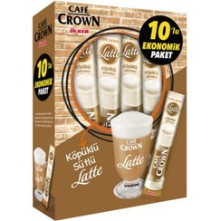 تصویر کافه لاته فوری با کف زیاد 10 عددی ulker CAFE CROWN latte 