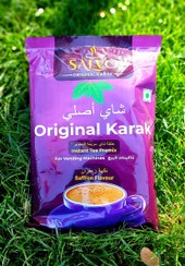 تصویر پودر چای سالوو کرک زعفرونی اصل 