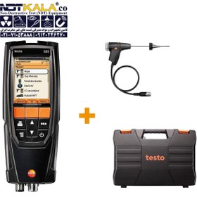 تصویر آنالیزر گاز دودکش تستو TESTO 320 testo 320 Super efficient flue gas analyzer