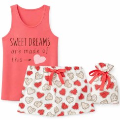 تصویر ست لباس راحتی پنتی ترکیه طرح سوییت دریم 