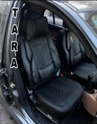 تصویر روکش صندلی تارا تمام چرم درجه۱مدل نیولاماری دارای پدطبی سروکمرvipخلبانی باضمانت مناسبv1v2v3v4پلاس تارا 