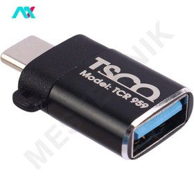 تصویر تبدیل OTG USB-A toType-C تسکو مدل TCR 959 