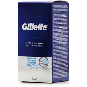 تصویر افترشیو تیوپی کرمی ژیلت Gillette اورجینال مدل COMFORT حجم 100 میل 