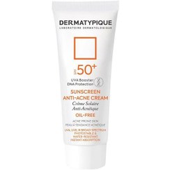 تصویر ضد آفتاب درماتیپیک SPF50 مناسب پوست چرب و جوش‌دار حجم ۴۰ میلی‌لیتر 