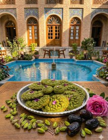 تصویر کلمپه اعلای پسته (یک کیلویی) Pistachio kolompeh