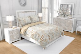 تصویر روتختی مدل AISEN برند zaraHome (زاراهوم ایرانی) ۸تیکه دونفره جنس میکرو تنسل روتختی زارا