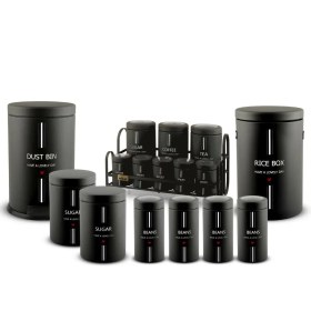 تصویر سرویس آشپزخانه عروس 17 پارچه درب استیل 