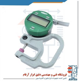 تصویر ضخامت سنج ورق دیجیتال اینسایز 10-0 میلی متر مدل 101-2871 Insize Digital Thickness Gauge 2871-101