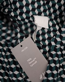 تصویر شومیز زنانه سایز بزرگ نو خوش رنگ مجلسی. برند اچ اند ام h&m کد AA7 