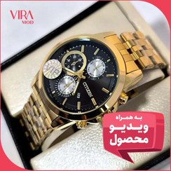 تصویر ساعت مچی مردانه سیتی زن مدل 103102 با بند فلزی ضد آب 