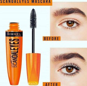 تصویر ریمل حجم دهنده نارنجی 