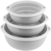 تصویر آبکش و آبگیر مدل Ziba-85 بسته 3 عددی - کرم 