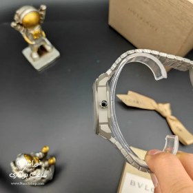 تصویر ساعت بولگاری تمام نقره ای تکرار دقیقه BULGARI OCTO FINISSIMO minute repeater بولگاری ( Bvlgari )