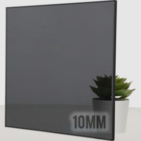 تصویر شیشه سکوریت 10 میل دودی 