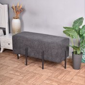 تصویر پاف لوپ دو نفره با پارچه تدی 