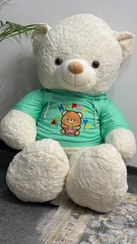 تصویر عروسک خرس هپی لاو سبز 