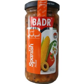 تصویر ترشی مخلوط اسپانیایی بدر 370 گرمی 