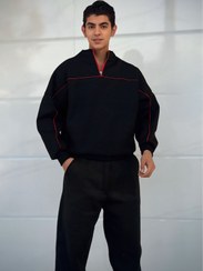 تصویر نیم زیپ وارداتی سه نخ دورس - Xl 