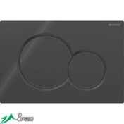 تصویر کلید فلاش تانک گبریت سیگما01 مشکی براق 