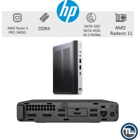 تصویر مینی پی سی HP EliteDesk 705 G5 (3400g) 