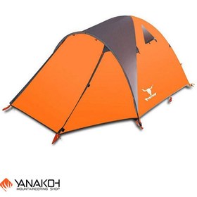 تصویر چادر دو پوش چهار نفره کله گاوی مدل C2004 Pekynew model C2004 four person tent