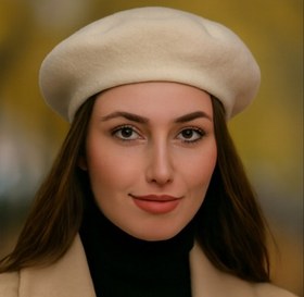 تصویر کلاه فرانسوی - نمد گرم بالا / طوسی Kolah