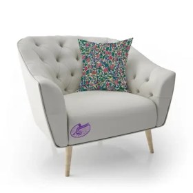 تصویر کوسن سنتی طرح گلشن 