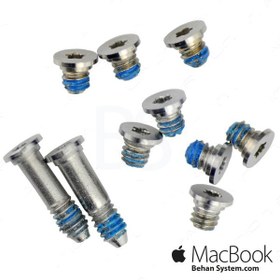 تصویر پیچ های کامل مک بوک ایر | MacBook Air Screw 