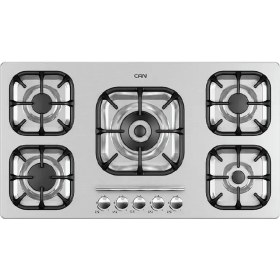 تصویر اجاق گاز کن IS9052 ظرفیت ۵ شعله استیل 