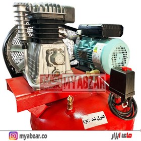 تصویر کمپرسور باد 250 لیتری 2 سیلندر البرز 