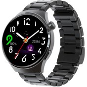 تصویر ساعت هوشمند Wisme X31 Max صفحه گرد با بدنه آلومینیومی 