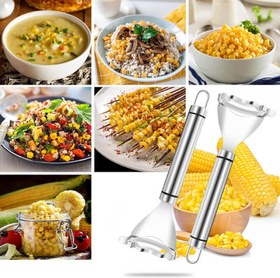 تصویر ذرت دانه کن استیل 