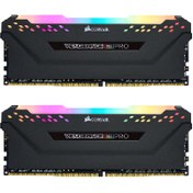 تصویر رم کامپیوتر کورسیر دو کاناله مدل Vengeance RGB Pro فرکانس 3200 مگاهرتز DDR4 تایمینگ CL16 حافظه 32 گیگابایت Corsair Vengeance RGB Pro Dual Channel CL16 3200MHz DDR4 32GB Computer RAM