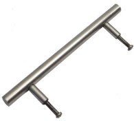 تصویر دستگیره کابینت میله ای ۲۵ سانتی‌متر کروم 