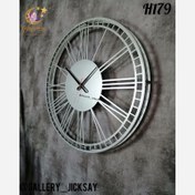 تصویر ساعت دیواری مدرن H179 - ۵۰ سانت / مشکی 
