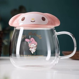 تصویر ماگ ملودی شیشه ای 