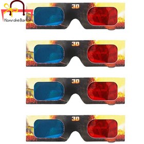 تصویر پک چهارعددی عینک سه بعدی مدل Hideous zippleback ا Hideous zippleback 3D Glasses Hideous zippleback 3D Glasses