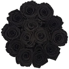 تصویر Black Eternal Roses in a Pink Box | کد: ZNB-1IZV 