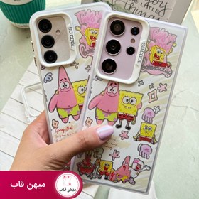 تصویر قاب گوشی دوستان پاتریک و باب اسفنجی سامسونگ و شیائومی Patrick and SpongeBob Friends Phone Case for Samsung and Xiaomi