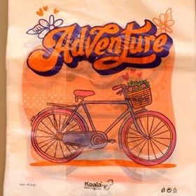 تصویر کیسه خرید کوالا مدل Bicycle4352 بسته 100 عددی 