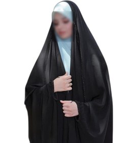 تصویر چادر عربی مدل آسنات جواهردوزی 