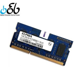 تصویر رم لپ تاپ 1 گیگابایت Elpida DDR3 PC3-8500S 