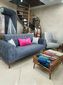 تصویر مبل راحتی چستر مدل مدرن Ali Sofa