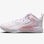 تصویر کفش والیبال نایکی هایپرست ۲ رنگ سفید صورتی 