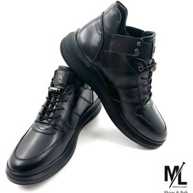 تصویر نیم بوت چرم مردانه | اسپرت |‌ کد:P10 | چرم میخچی 