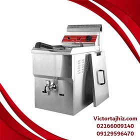 تصویر سرخ کن گازی تک لگن شیردار 18 لیتری ویکتور victor air fryer